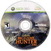 Cabela's Big Game Hunter 2010 Xbox 360  box art